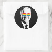 Joe Biden Pride Ronde Sticker (Tas)