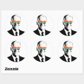 Joe Biden Pride Ronde Sticker (Vel)
