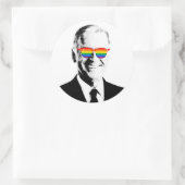Joe Biden Pride Ronde Sticker (Tas)