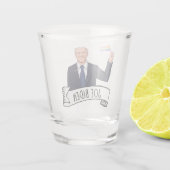 Joe Biden Pride Shot Glas (Achterkant)