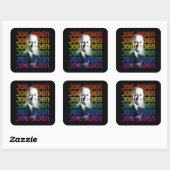 Joe Biden Pride Vierkante Sticker (Vel)