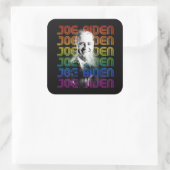 Joe Biden Pride Vierkante Sticker (Tas)