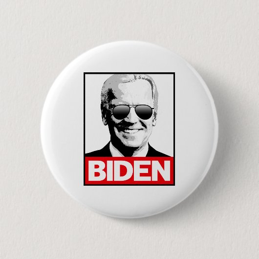 JOE BIDEN PROPAGANDA RONDE BUTTON 5,7 CM (Voorkant)