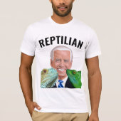 JOE BIDEN REPTILIAN FUNNY T-SHIRS T-SHIRT (Voorkant)