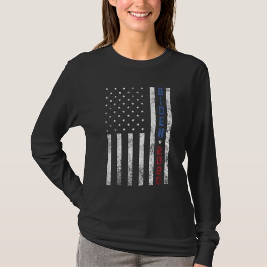 Joe Biden  Retro Flag 2020 T-shirt (Voorkant)
