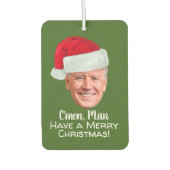 Joe Biden Santa Hat - C'mon Man Merry Kerstmis Luchtverfrisser (Voorkant)