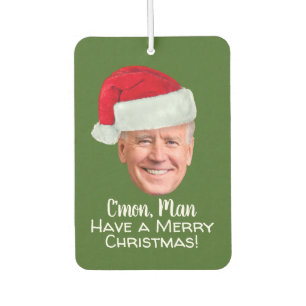 Joe Biden Santa Hat - C'mon Man Merry Kerstmis Luchtverfrisser