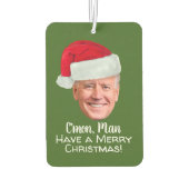 Joe Biden Santa Hat - C'mon Man Merry Kerstmis Luchtverfrisser (Achterkant)