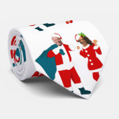 joe biden santa kamala harris blue kermas stropdas (Opgerold)