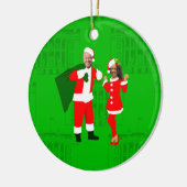 joe biden santa kamala harris kerstmis keramisch ornament (Links)