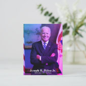 Joe Biden, Senator van de Verenigde Staten, VP, 46 Briefkaart (Staand voorkant)
