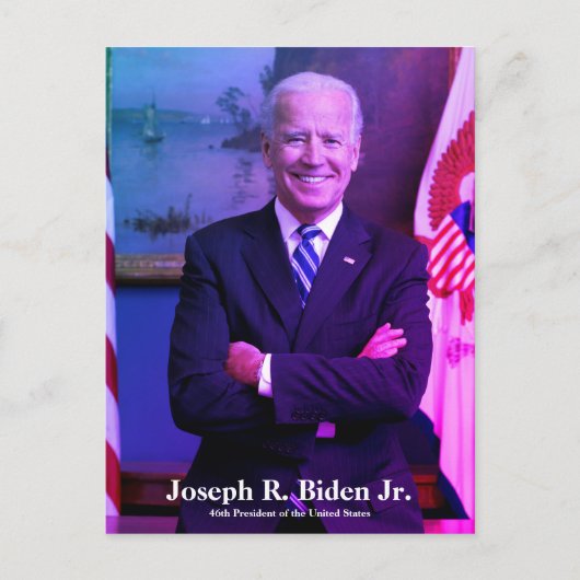 Joe Biden, Senator van de Verenigde Staten, VP, 46 Briefkaart (Voorkant)