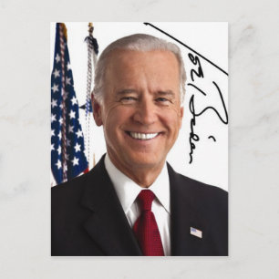 Joe Biden Signature Briefkaart