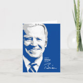Joe Biden Signature Kaart (Voorkant)