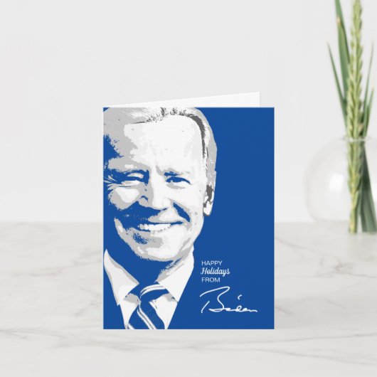 Joe Biden Signature Kaart (Voorkant)