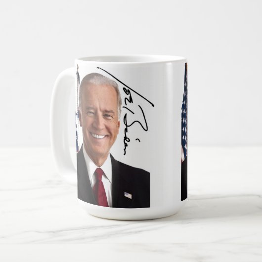 Joe Biden Signature Mok (Voorkant links)