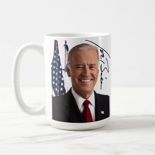 Joe Biden Signature Mok (Links)