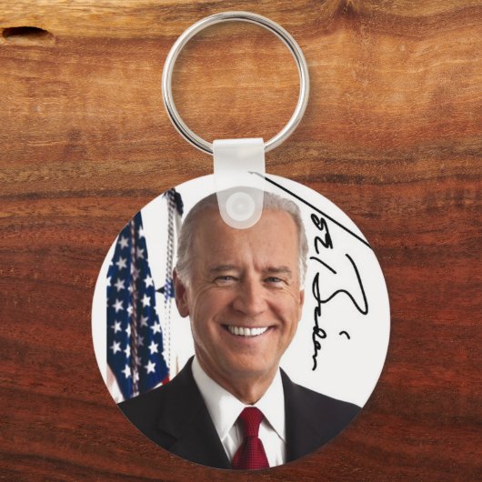 Joe Biden Signature Sleutelhanger (Voorkant)