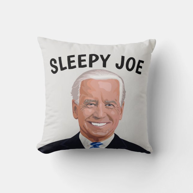 JOE BIDEN SLEEPY JOE REVERSIBLE KUSSENS (Voorkant)
