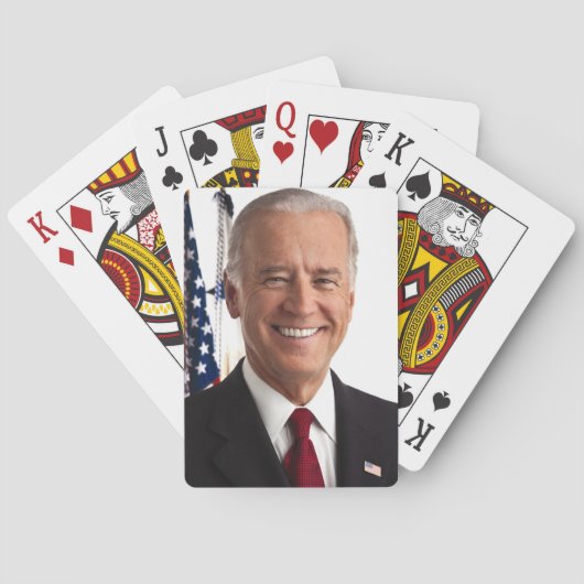 Joe Biden-spelkaarten Pokerkaarten (Achterkant)