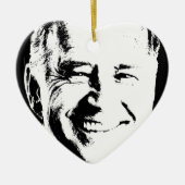 JOE BIDEN STAMP INK ART KERAMISCH ORNAMENT (Voorkant)