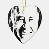 JOE BIDEN STAMP INK ART KERAMISCH ORNAMENT (Links)
