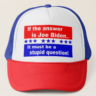 Joe Biden Stupid Vraag Trucker Pet