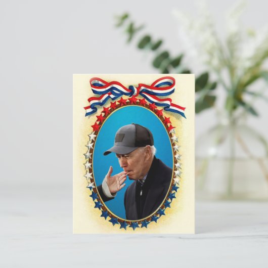 Joe Biden  Style Briefkaart (Staand voorkant)