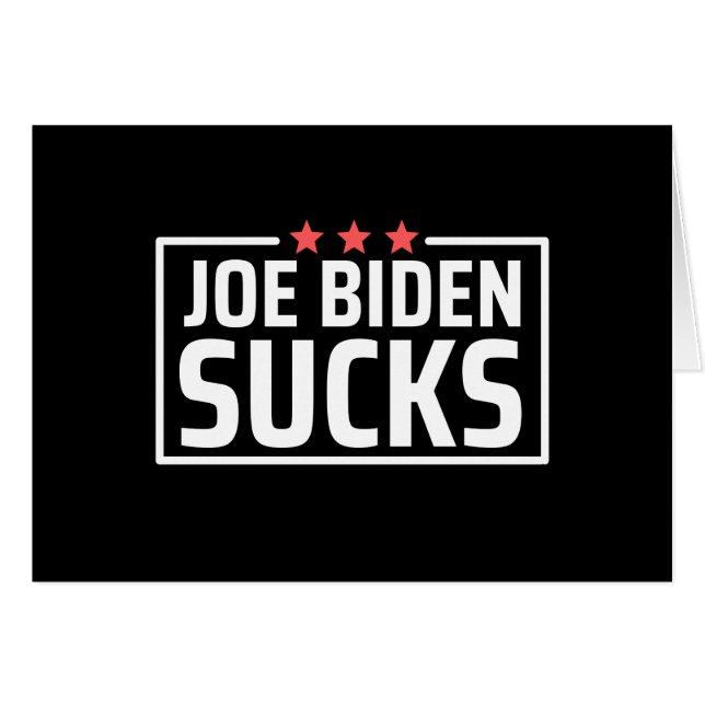 joe Biden Sucks (Voorkant Horizontaal)