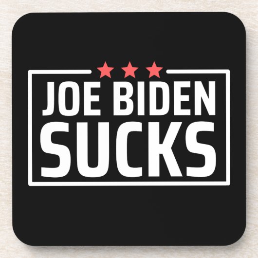 joe Biden Sucks Bier Onderzetter (Voorkant)