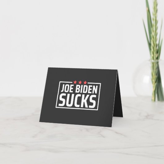 joe Biden Sucks Kaart (Voorkant)