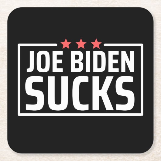 joe Biden Sucks Kartonnen Onderzetters (Voorkant)