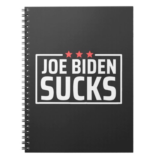 joe Biden Sucks Notitieboek (Voorkant)