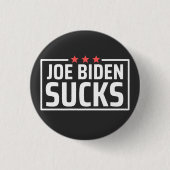 joe Biden Sucks Ronde Button 3,2 Cm (Voorkant)