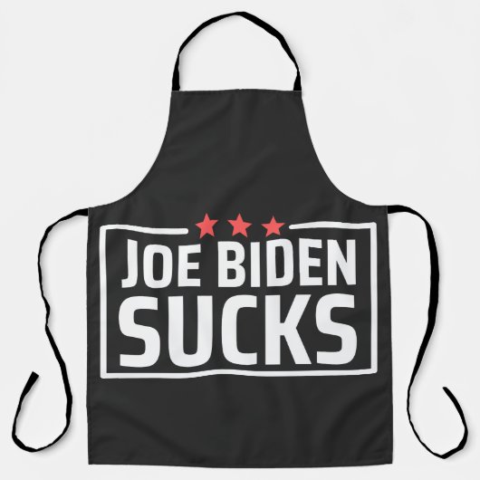 joe Biden Sucks Schort (Voorkant)
