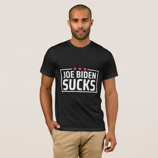 joe Biden Sucks T-shirt (Voorkant volledig)