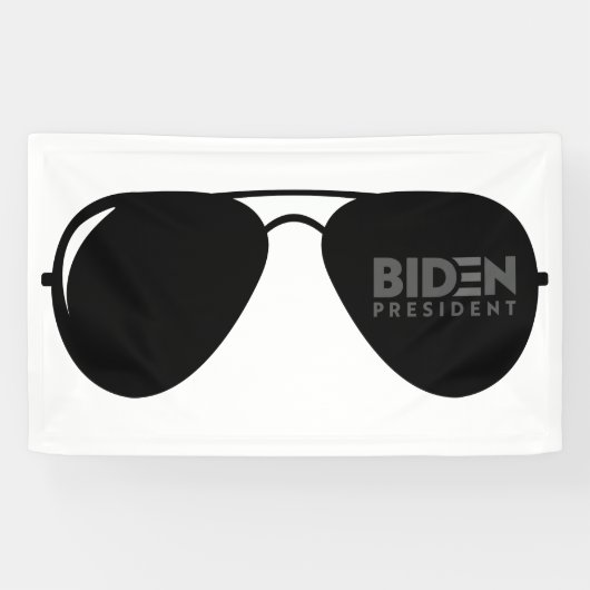 Joe Biden Sunbril President Banner (Horizontaal)
