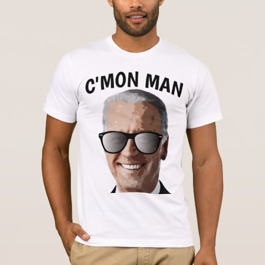 JOE BIDEN SUNGLASSES C'MON MAN T-SHIRTS (Voorkant)