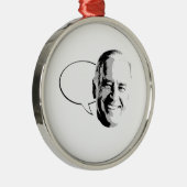 JOE BIDEN TALK BUBBLE -.png Metalen Ornament (Rechts)