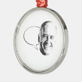 JOE BIDEN TALK BUBBLE -.png Metalen Ornament (Links)