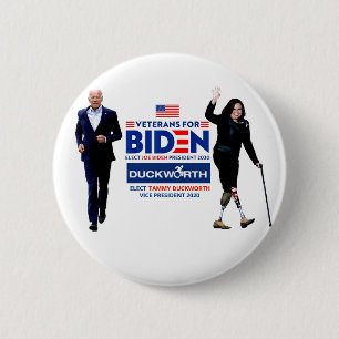 Joe Biden/Tammy Duckworth 2020 Ronde Button 5,7 Cm
