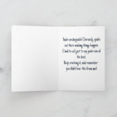 Joe Biden telefoonoproep Grappige wenskaart Kaart (Binnen)