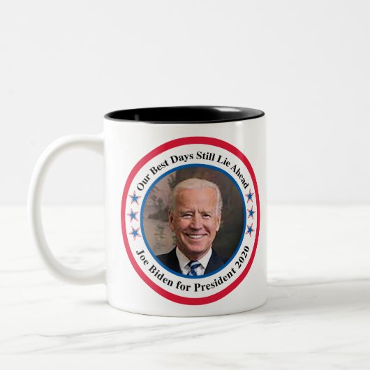 Joe Biden Tweekleurige Koffiemok (Links)