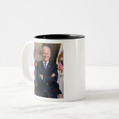 Joe Biden Tweekleurige Koffiemok (Voorkant links)