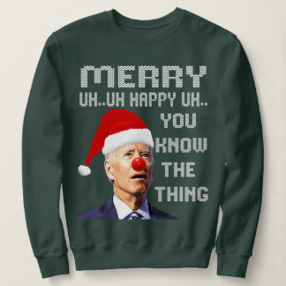 Joe Biden Ugly KerstSweater voor Mannen _ Vrouwen  Trui