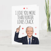 Joe Biden Valentijn - Ik hou meer van jou dan van  Kaart (Voorkant)