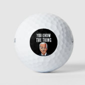 JOE BIDEN VEROORDEELDE FUNNY DAN GOLF BALLS GOLFBALLEN (Voorkant)
