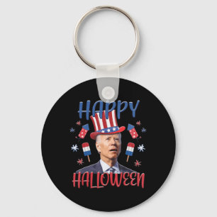 Joe Biden verwarde de groente 4e van Halloween Fou Sleutelhanger