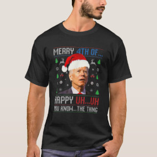 Joe Biden verwarde de vrolijke grappigheid 4 juli T-shirt