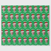 Joe Biden verwarde patriottische vrolijke kerst Cadeaupapier (Vlak)